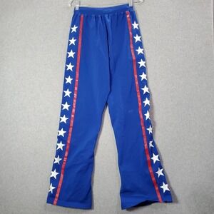 VINTAGE Buddys All Stars Men Activewear Pants 30 Blue Sand Knit 80s USA READ